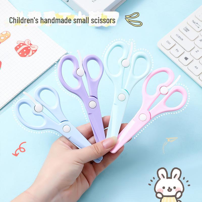 Безопасные для детей самодельные ножницы для отскока: Круглая головка, удобная для рук, экономящая труд для учащихся и воспитателей детских садов