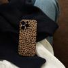 For iPhone 15 Pro Case Retro Leopard Print TPU Phone Cover