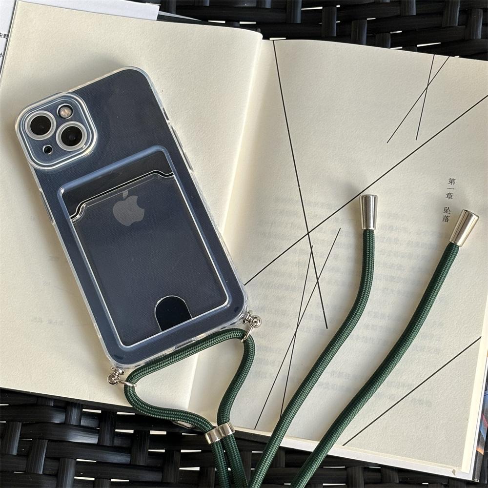 Чехол Poco X7 Pro с ремешком-шнурком Crossbody, силиконовый прозрачный чехол для Xiaomi Poco X7, чехол-ожерелье с ремешком, слотами для карт