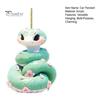 Snake Hanging Pendant Animal Christmas Tree Car Ornament Acrylic Cute Car Rearview Mirror Decoration for Trees Windows Doors Walls