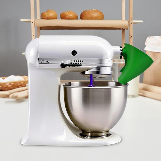 Воронка для миксера-стенда KitchenAid Easy-Pour Насадка-воронка для чаши 5 кварт Наклонный носик под углом 30 градусов Уменьшает проливы Защищенные от брызг инструменты для наливания