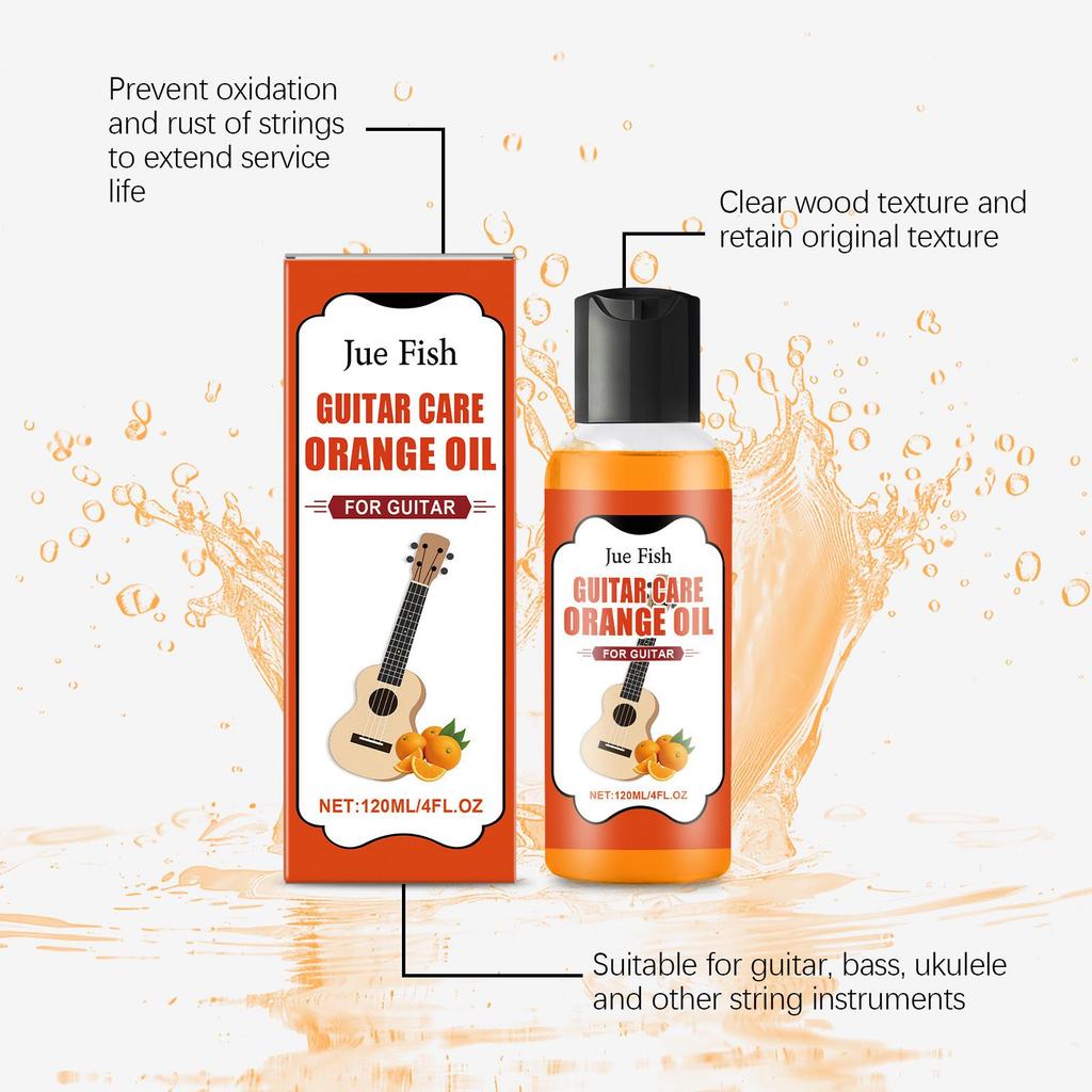 JUEFISH Guitar Care: Wood Instrument Lacquer Polish & Dustproof, Anti-Oxidation Maintenance Agent