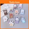Adorable Cartoon Dog Rabbit Cow Brooches For Backpack And Handbag Decoration