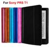 Leather Folio Cover Anti-fall Back Cover Premium 6inch E-Reader Case for Sony PRS T1