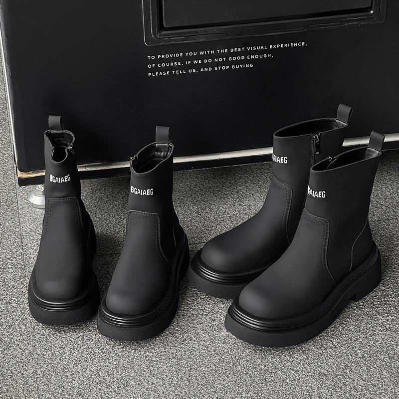 2024 autumn and winter new Martin boots women's thick-soled thin knight boots Korean version of high boots 5031-J