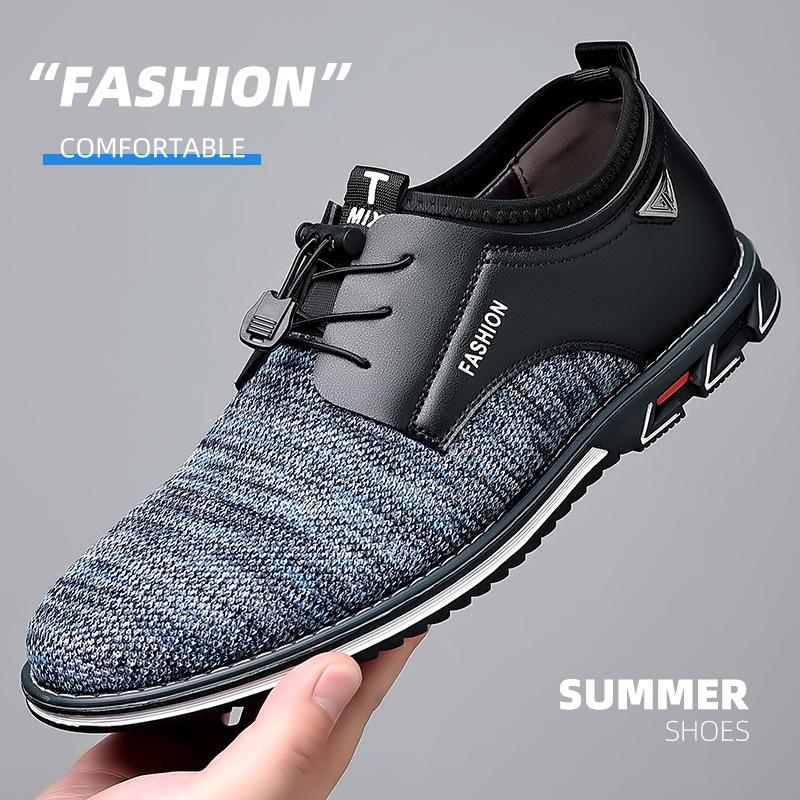 Модные мужские кроссовки, удобная классическая повседневная спортивная обувь, дышащий верх, технология смешивания цветов, модная тканевая обувь 2024