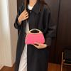 2026 New Niche Design Retro Fashionable Metal Hand-held Box Bag Chain Bar Crossbody Dinner Bag