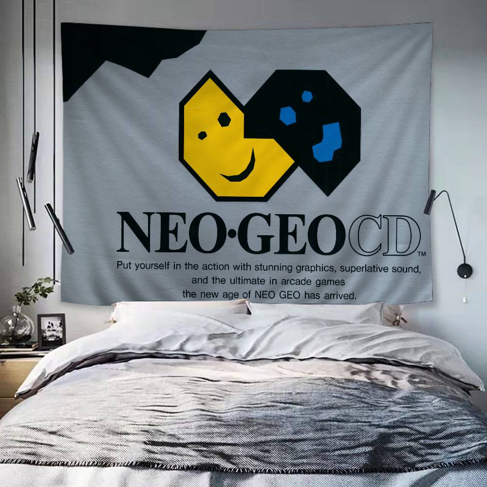 SSNK NNeogeo Neo Geo Printed Large Wall Tapestry Wall Hanging Decoration Household Decor Blanket