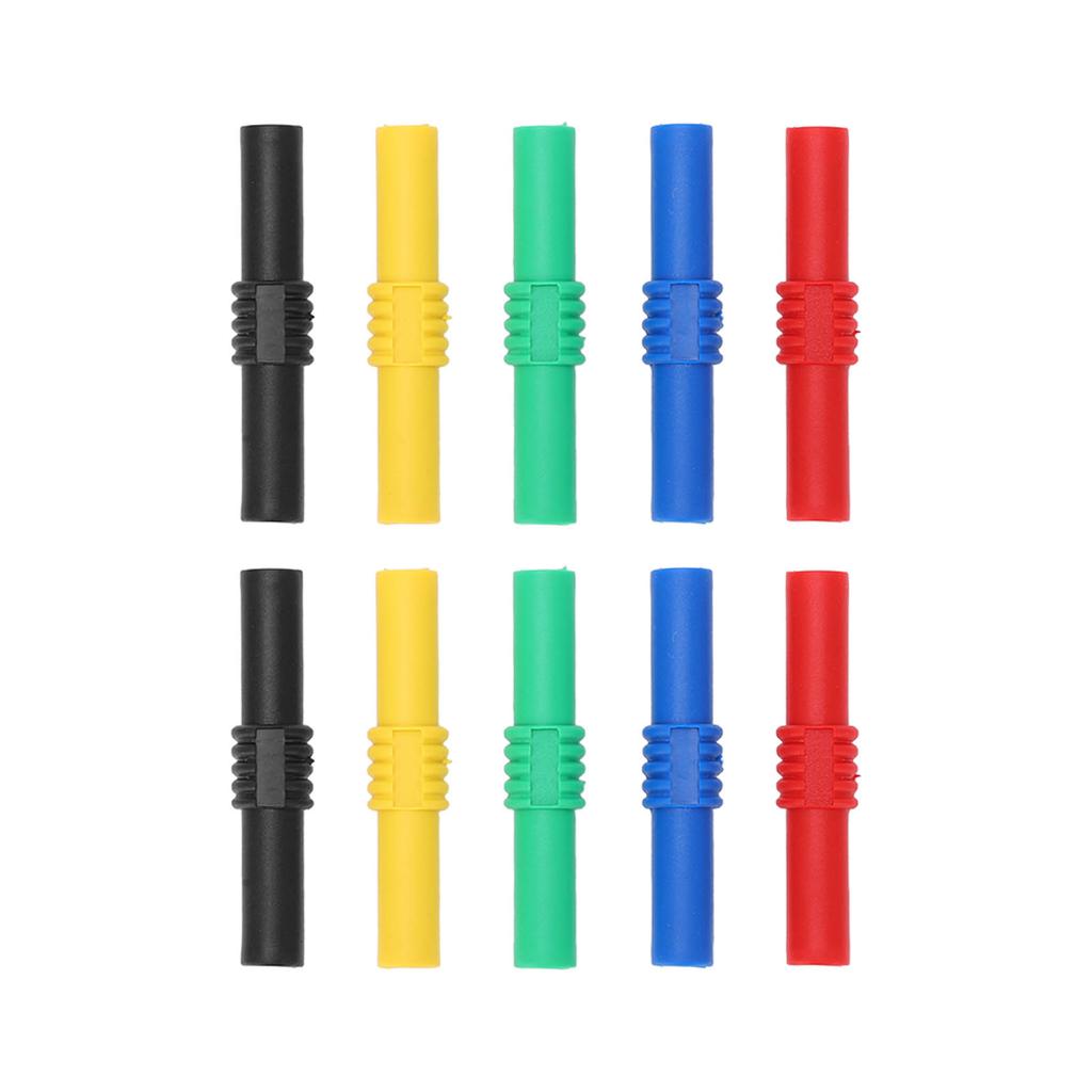 4 мм изолированный банановый переходник гнездо-гнездо 5 цветов адаптер для инверторов