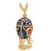Gold Plated Enamel Painted Shiny Diamonds Metal Crafts Jewelry Box Home Decor Ornaments