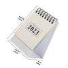 2026 Decorative Mini Desk Calendar Thick Smooth Paper Compact Desktop Calendar for Home Office Time Management Goal Tracking