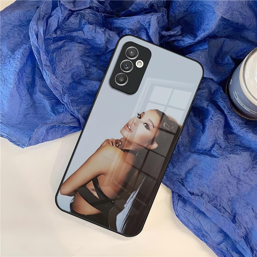 Чехол для телефона A-Ariana G-Grandes для Samsung Galaxy S25 S24 S30 S21 S23 S20 S22 Fe Note 20 Pro Ultra Plus стеклянная крышка