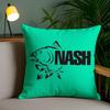 Наволочка N-Nash Fishing логотип Офисный Диван Кровать в общежитии Спинка Короткий Плюш Двусторонняя Печать Домашняя Подушка Чехол