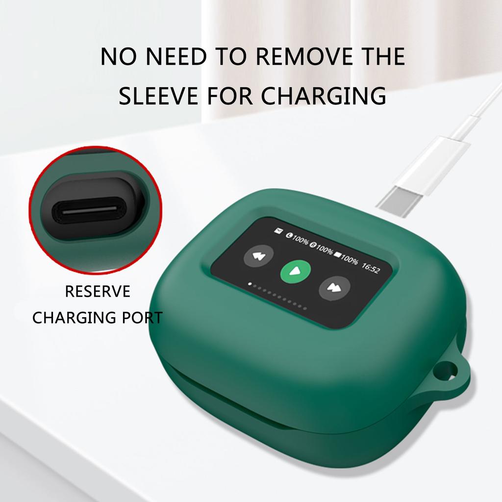 Защитный силиконовый чехол AntiScratch для наушников JBL Live Beam 3, нецарапающийся чехол, пылезащитный корпус