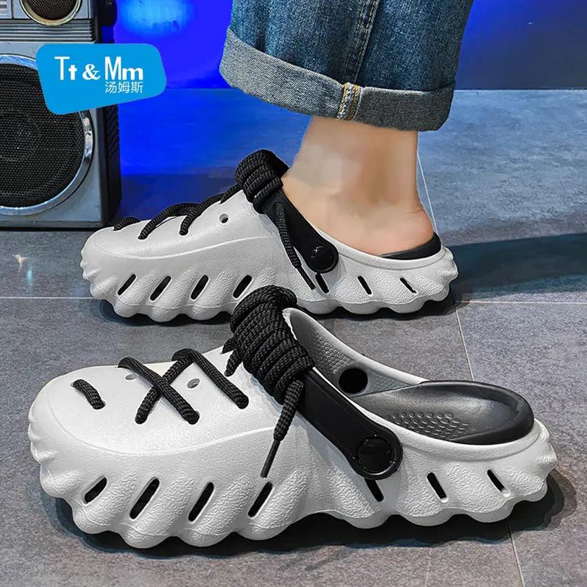 Мягкие мужские тапочки для ходьбы по дому, сабо, слайдеры, для дома, ПВХ, мужская обувь, низкая цена, забавная, Mascullino со стильным горячим повседневным стилем