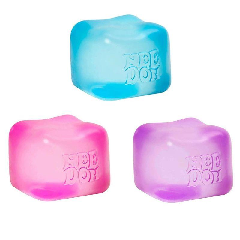 Needoh Nice Cube Сенсорный Снятие Стресса Игрушка-Фиджет для Тревоги и Концентрации Настольный Сенсорный Куб для Взрослых и Детей
