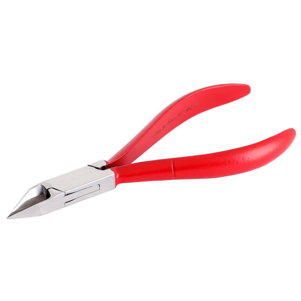 Nail Nippers For Thick Ingrown Nails Cuticle Clippers Scissors Manicure Spa Salon Red