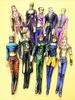 28 см JoJo's Bizarre Adventure Плюшевая игрушка С регулируемыми шарнирами Креативное украшение На подарок на день рождения Праздничный подарок