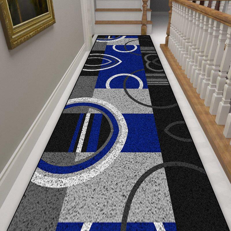 Геометрический скандинавский длинный ковер для коридора, противоскользящий, коврики для прихожей, украшение дома, прихожая, входной коврик, моющийся ковер-дорожка