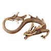 Brass Dragon Figurine Desktop Home Tea Pet Best Gift Wealth Cabinet Ornaments Decoration Figurine Brass Dragon Miniatures