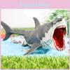 Animal Realistic Marine White Shark Model With Movable Jaws For Decor Aquarium