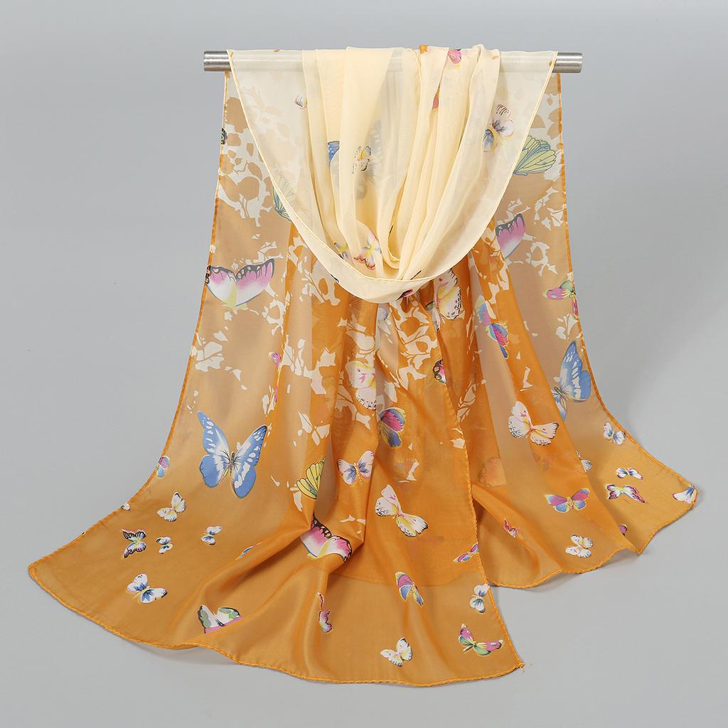 Китайский красный однотонный шифоновый маленький шелковый платок женский маленький подарок, тонкий большой красный подарок на День защиты детей