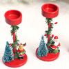 Anti Slip Tea Light Candle Stand Resin Santa Claus Candle Holders  Party Favors