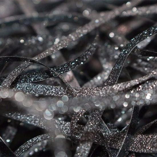 Блестящая золотая и серебряная рафия с блестками, наполнитель для подарочных коробок для свадеб и упаковки конфет