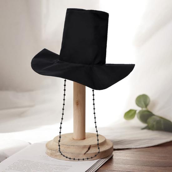 Черная косплей шляпа женская мужская в хип-хоп стиле однотонная косплей кепка для подростков реквизит на Хэллоуин аксессуар для костюма