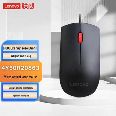 Lenovo Проводная оптическая USB-мышь