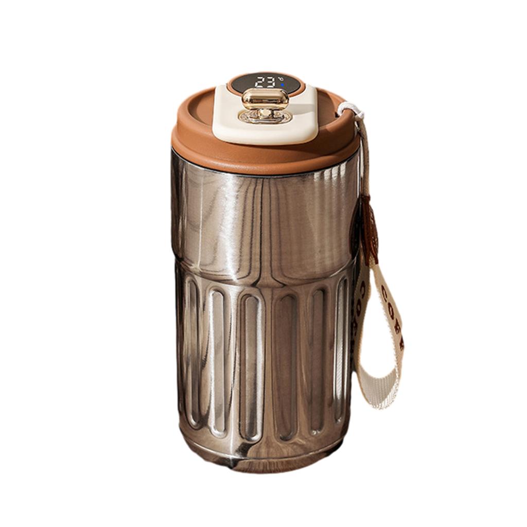 Персонализированные термокружки с цифровым дисплеем, многоразовые термостойкие бутылки для кемпинга и пикника