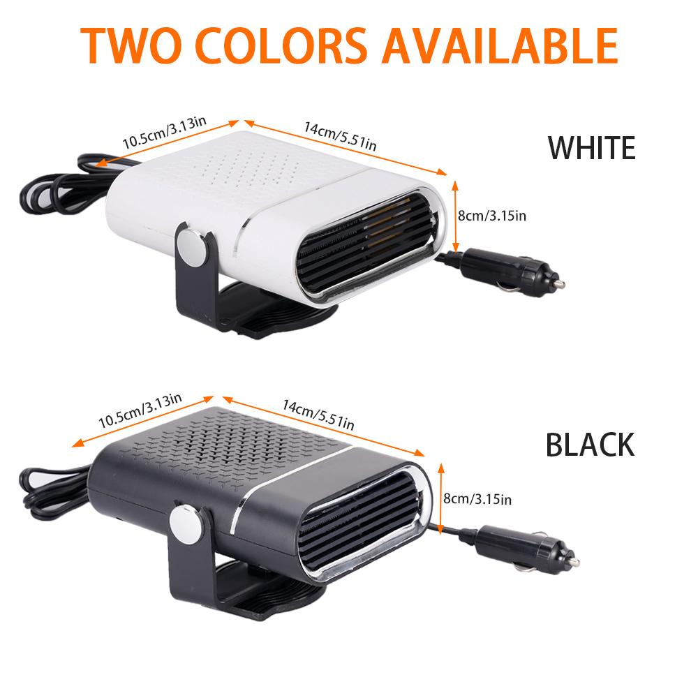 12V/24V Car Heater 150W Car Heater 360° Adjustable Front Window Windshield Defogging And Defrosting Heater For Cars/Trucks
