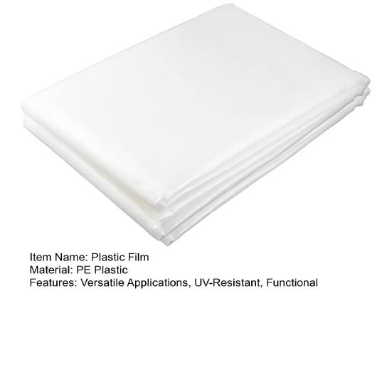 Greenhouse Plastic Sheeting Heavy Duty Clear Polyethylene Film UV Resistant Greenhouse Covering Tarp for Outdoor Hoop House Garden Farm Agriculture