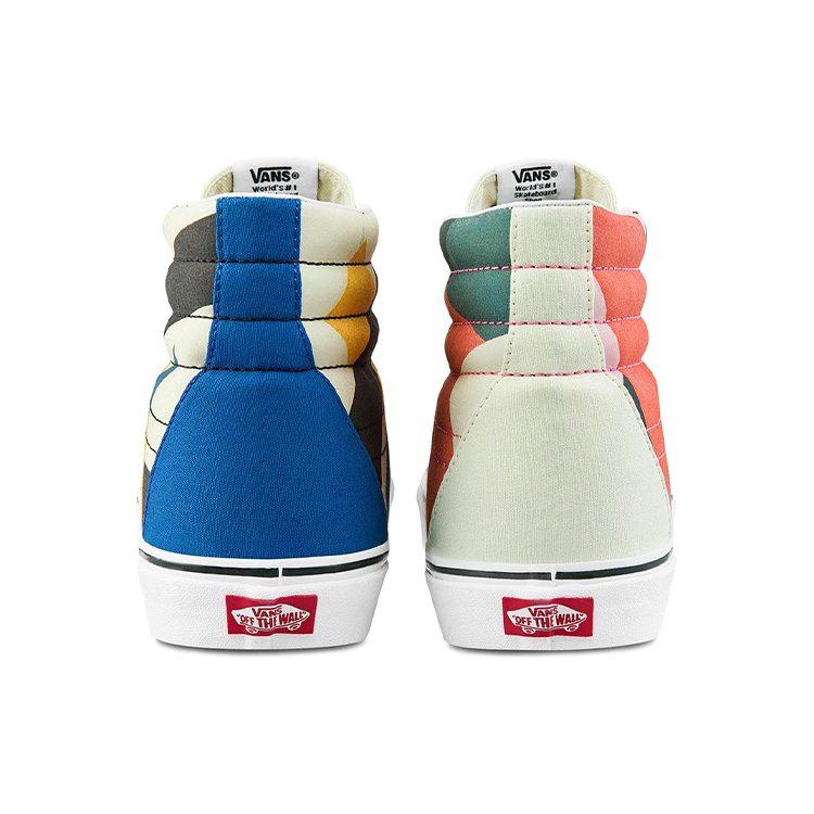 Vans MoMA X SK8 Hi Любовь Попова 'Кремово-желтый Черный Розовый' VN0A4U3C22J