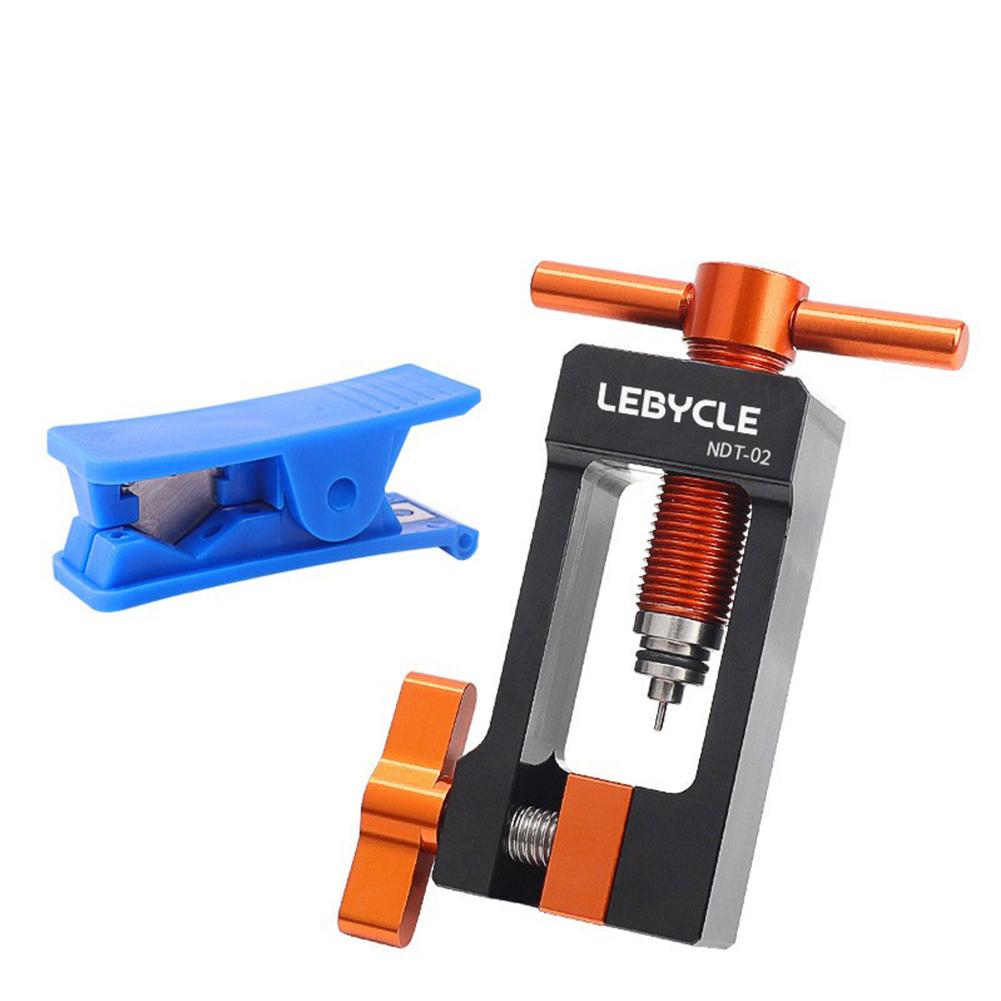 Bicycle Hydraulic Disc Brake Oil Needle Press-in Tool With Aluminum Alloy Workbench Installation Tool