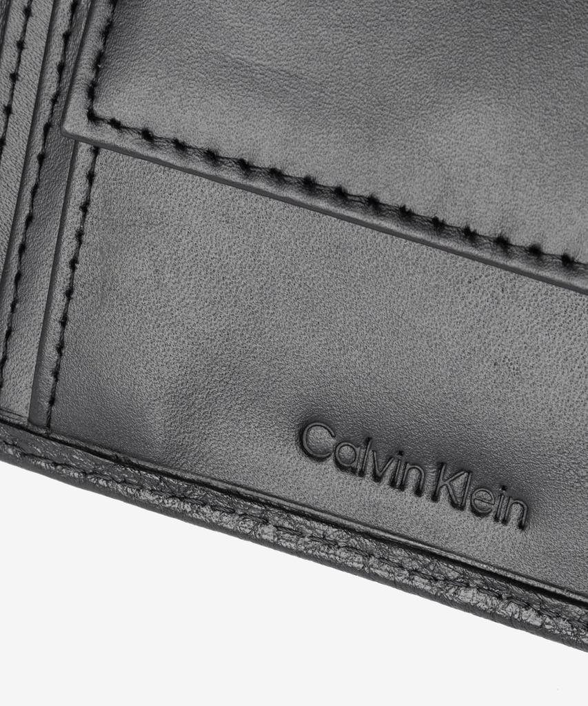 Кошелек 31CK130015 СЛОЖЕНИЕ ВДВОЕ [Calvin Klein] Складной с отделением для монет Мужской ЧЕРНЫЙ/Черный [Б/У]