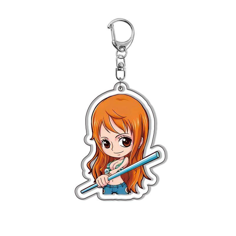 Акриловый брелок One Piece Луффи Ророноа Зоро - сопутствующие подвески для сумки и брелоки