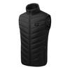 Men Women Winter USB Infrared 21 Heating Areas Vest Jacket Stand Collar Pockets Zipper Placket Windproof Electric Heated Waistcoat Coat