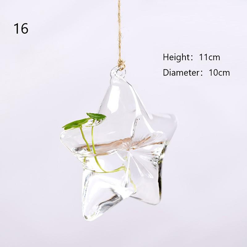 Home Planters Clear Glass Flower Plant Stand Hanging Vase Ball Terrarium Container For Garden And Home Decor