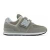 New Balance Детские брюки на липучке 574, серо-белые, PV574EVG