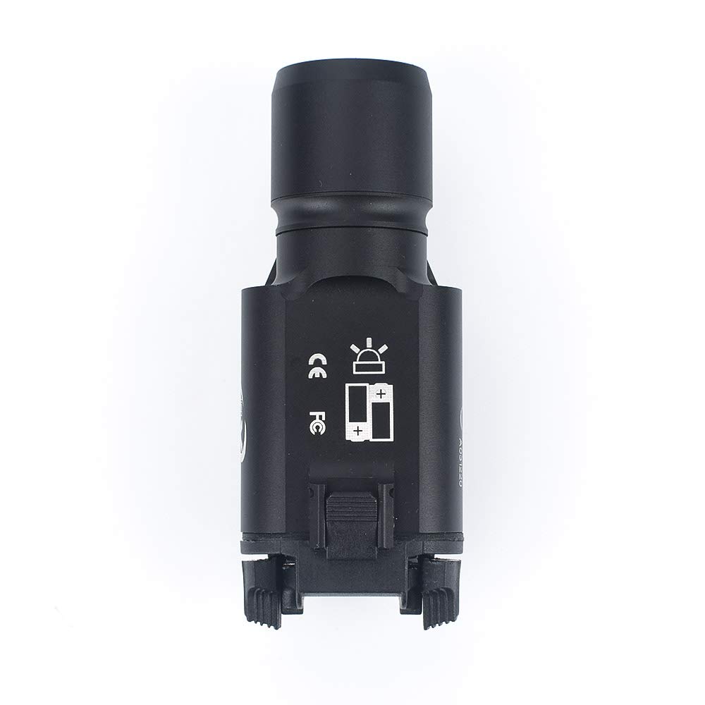 WADSN Surefire X300 Weapon Light Tactical Light Surefire Flashlight 400 Lumens Airsoft Handgun Light (Black)