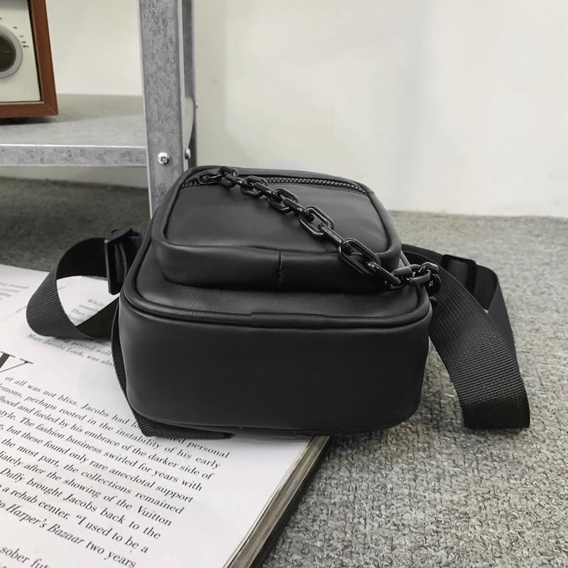 Трендовая брендовая сумка-мессенджер мужской рюкзак новый трендовый ins повседневная мужская сумка модная модная ПУ текстура наплечная сумка