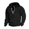 Fashion Hoodie Men's Stand Up Collar Zipper Hooded Sports And Casual Hoodie