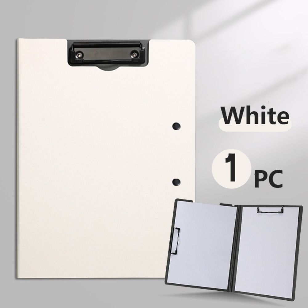 With Double Clips Clipboard Dual Use Memo Clip Board Fashion A4 File Folder Creative Stationary