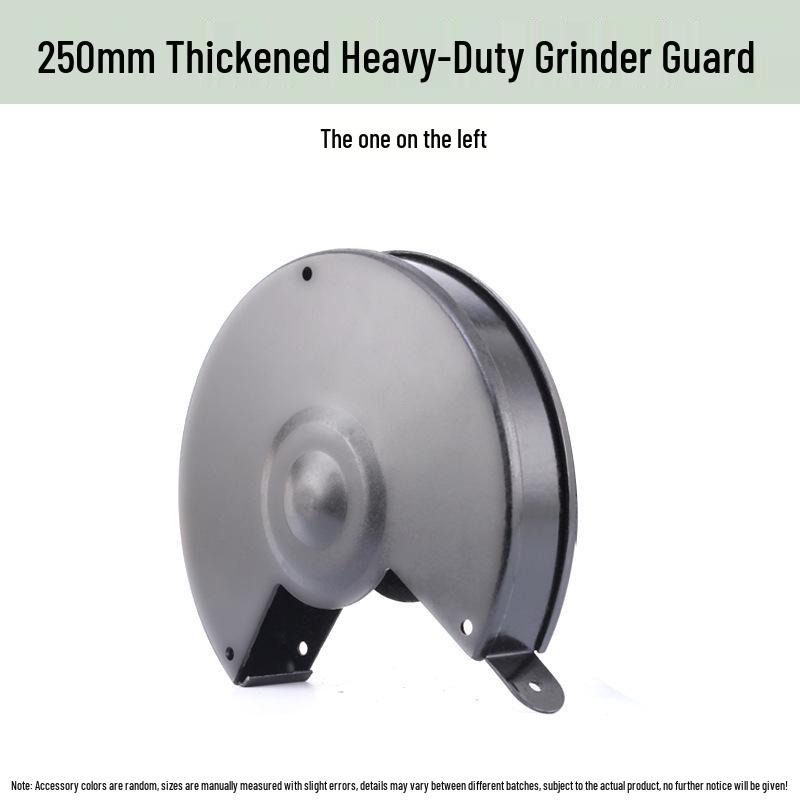Bench Grinder Guard with Thickened Housing, 250mm Cover, and 200mm Safety Glass – West Lake Style.