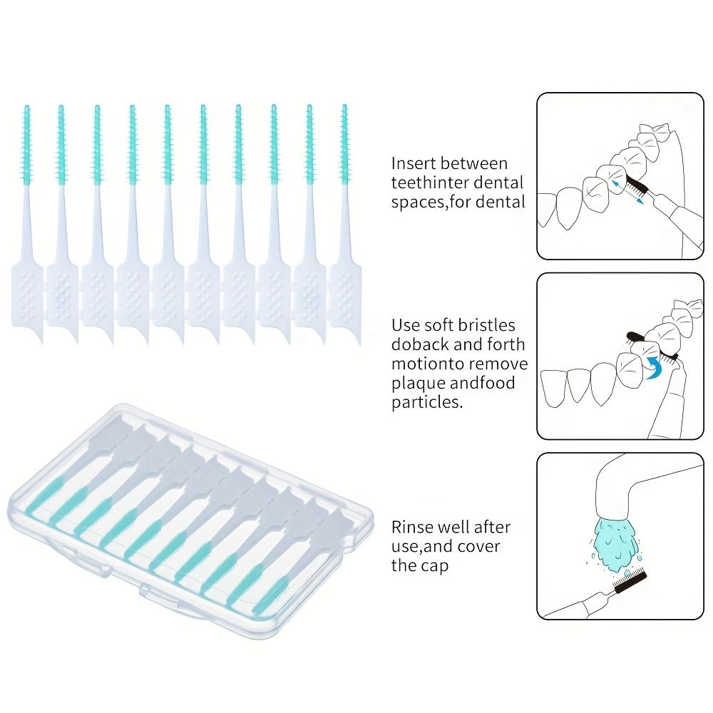40200 Units Soft Glue Interdental Brush Interdental Brush Interdental Brush Orthodontic Specific Gap Brush Disposable