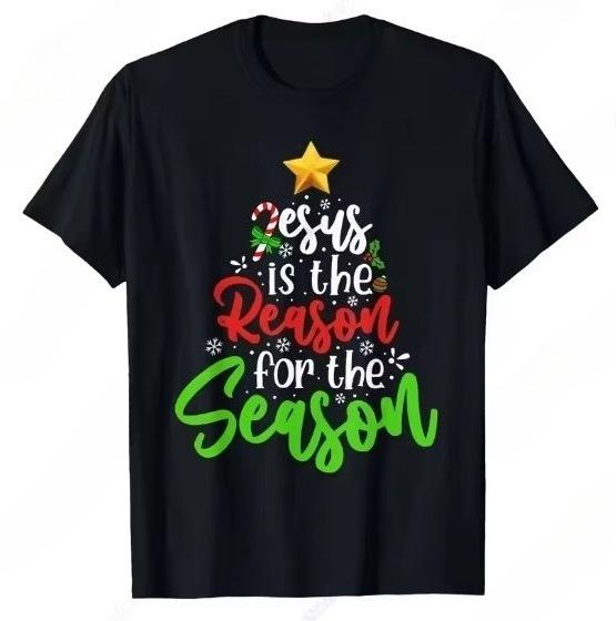 Naughty Xmas Ornaments Kamasutra Adult Humor Christmas High-quality Pure Cotton Men's Short-sleeved T-shirt Casual Loose Top