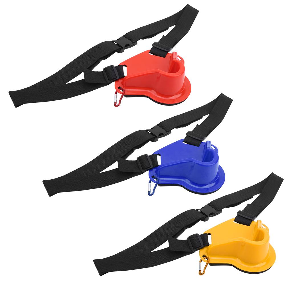 Portable Sea Rod Belly Top Belt Fishing Rod Pole Support Accessory for Boat Fishing