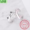 Fashion Cat Ear Ring For Women Trendy 925 Sterling Silver Jewelry Engagement Gifts Anillos Mujer Bijoux Femme Alr0163