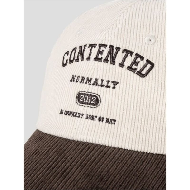 8SECONDS Corduroy Two-Tone Ball Cap Brown (19588BWY5D)